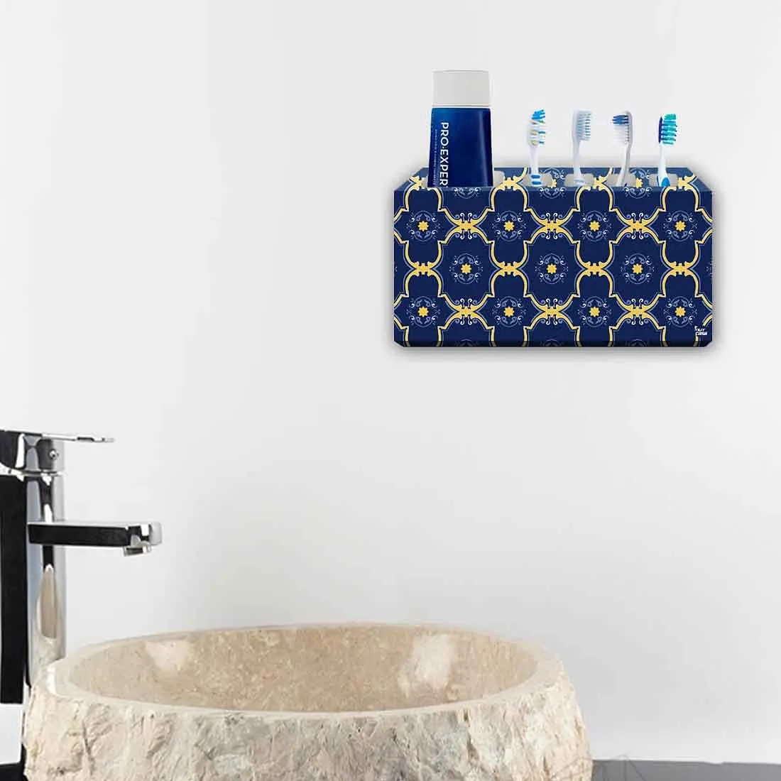 Toothbrush Holder Wall Mounted -Spanish Pattern