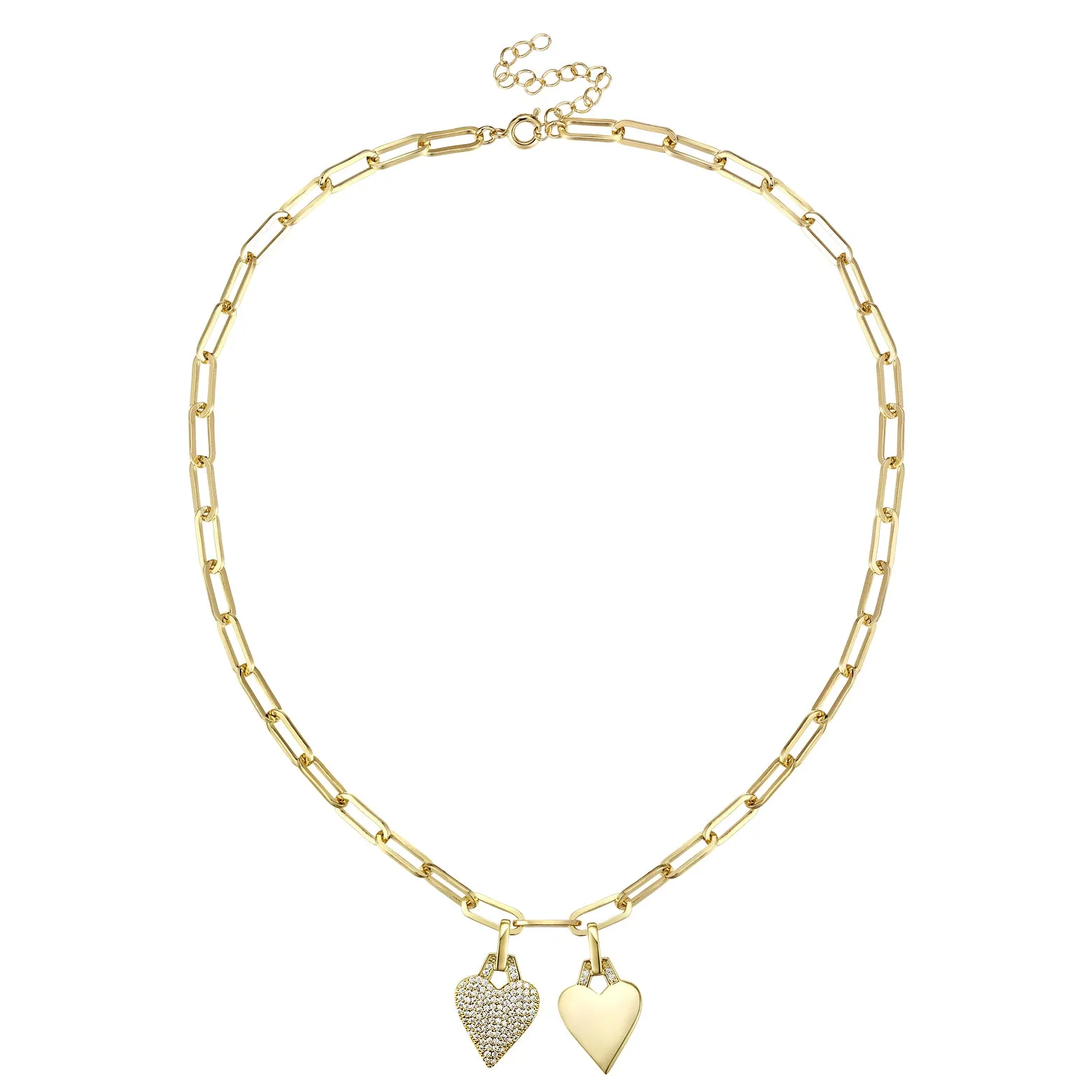 Vilette Soulmate Heart Necklace