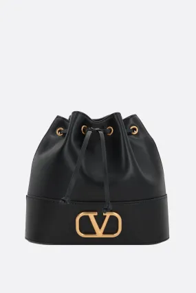 VLogo Nappa Bucket Bag