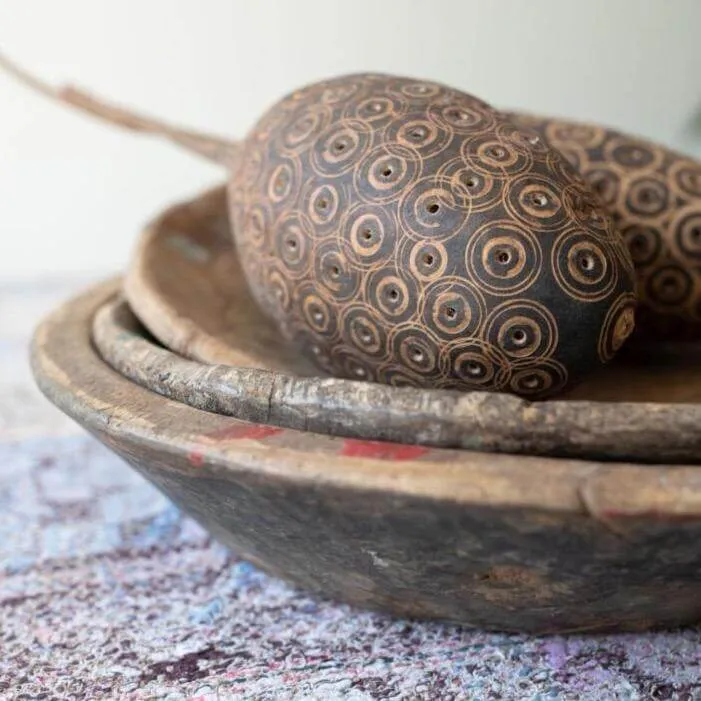 Wooden Chapati Bowl